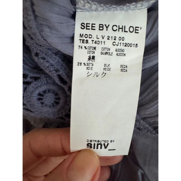 SEE by Chloe sleeveless tunic dress, Lavender Purple, Size US 6. - Picture 11 of 12